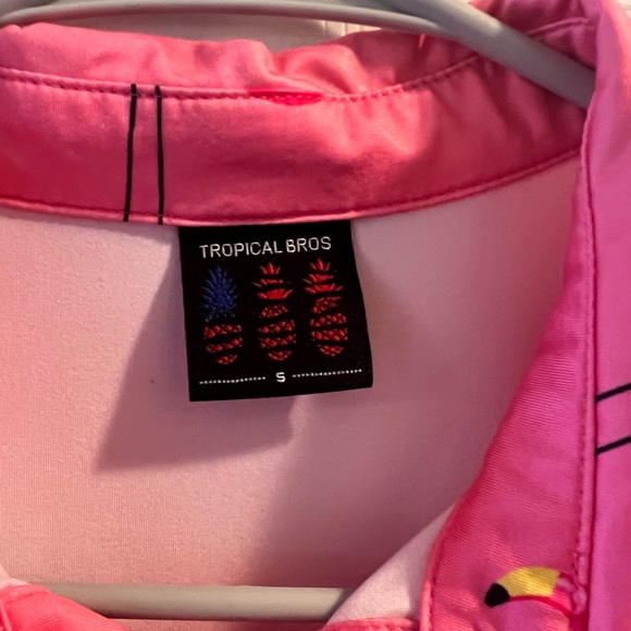 Topical Bros flamingo Natti light golf shirt - Picture 3 of 3